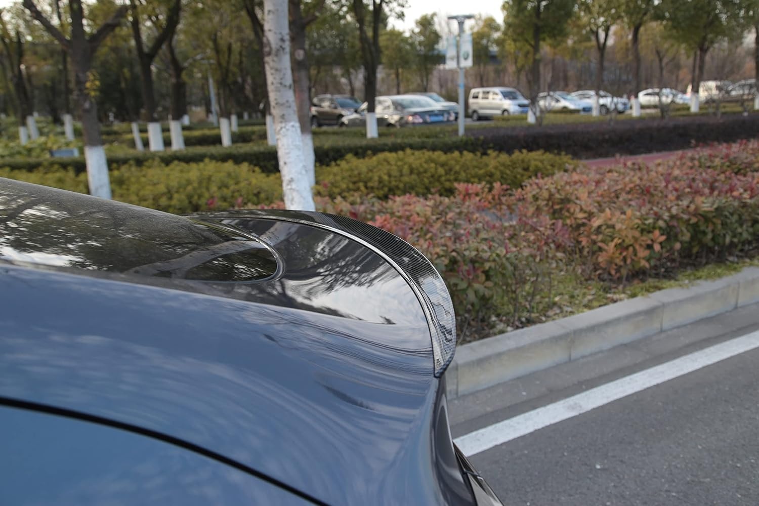 Achterspoiler Tesla Model 3 (57% Korting) - Glossy Carbon Look