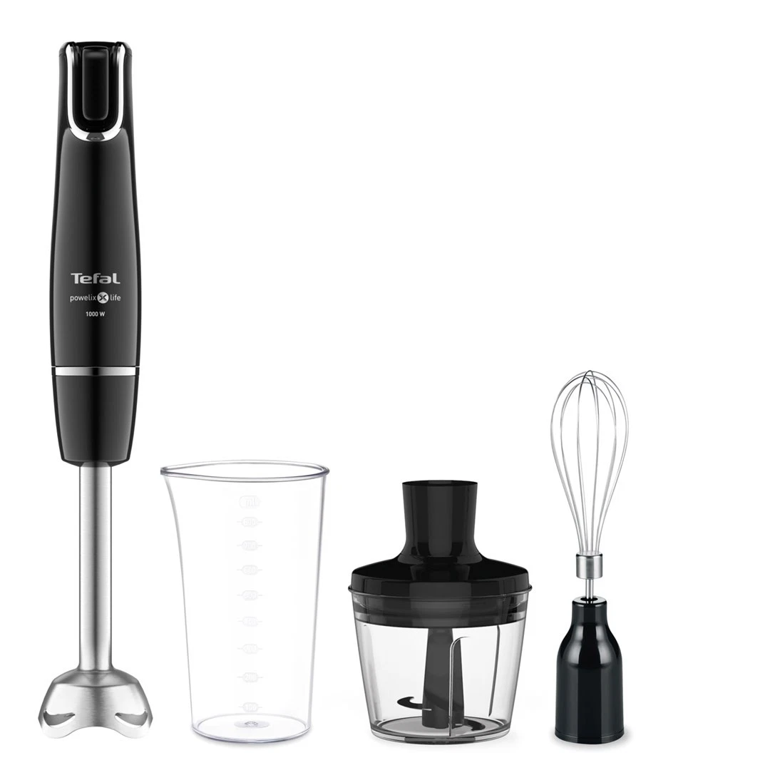 Tefal HB9438 Staafmixer met kookfunctie 1000 W 0 8 liter Zwart