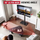 TV Vloerstandaard 42-75 inch, Draaibaar & Kantelbaar (-59%)