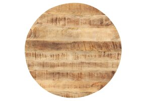 Massief Mangohouten Tafelblad 80 cm - 35% Korting