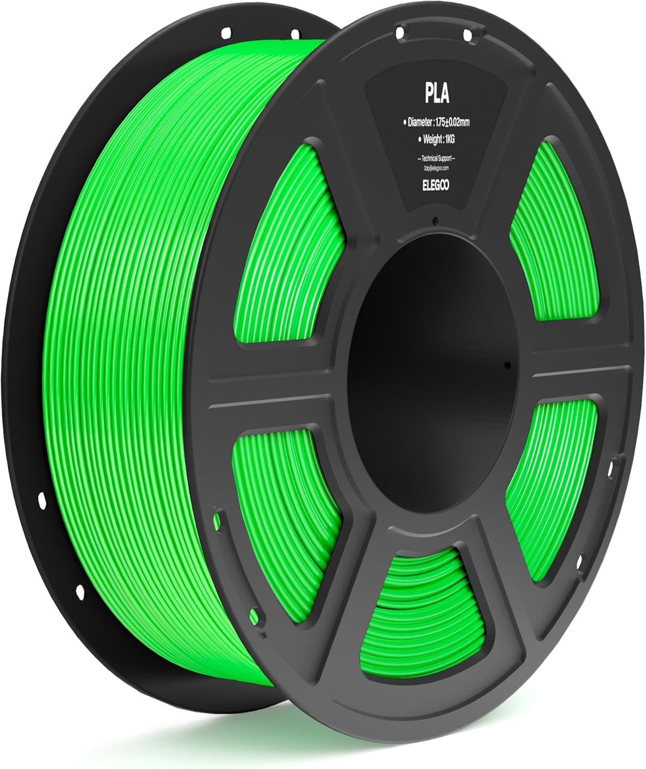 ELEGOO PLA Filament 1.75 mm - Fluorescerend Groen - 1 kg