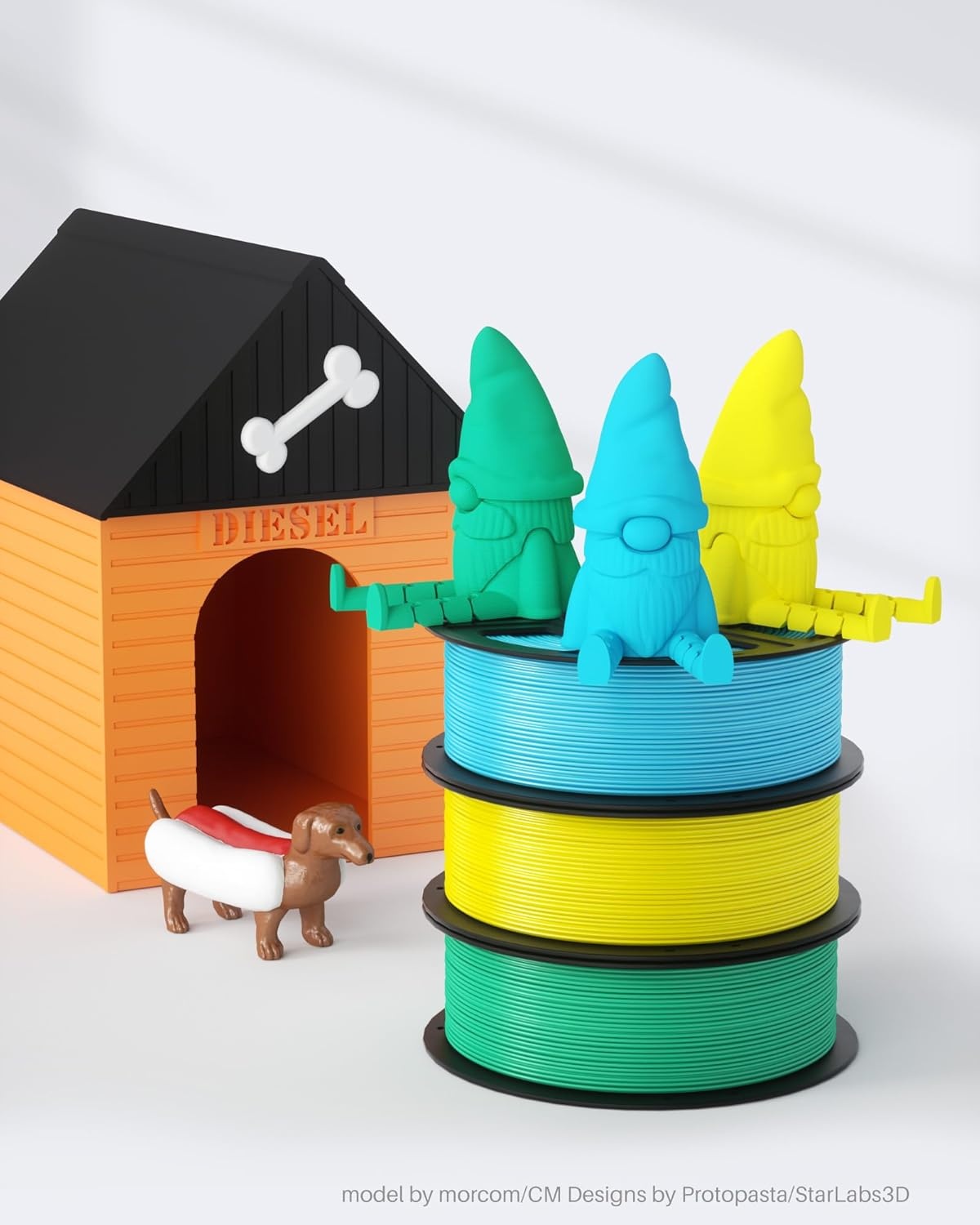 ELEGOO PLA Filament 1.75 mm - Fluorescerend Groen - 1 kg