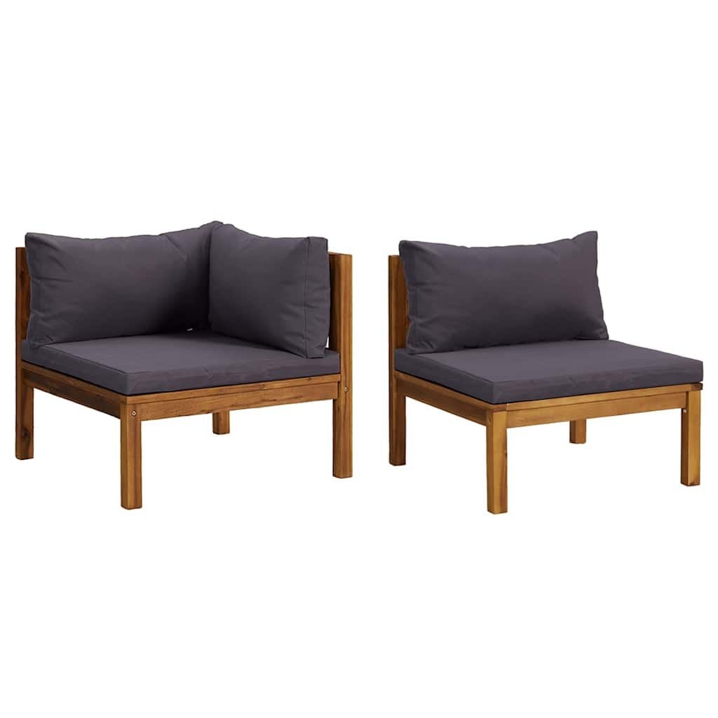 Acaciahouten Loungeset met Kussens - 35% Korting