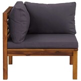 Acaciahouten Loungeset met Kussens - 35% Korting