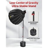 Monopod voor Studio Live Uitzendingen | Aluminium | Verstelbaar | Ronde Voet | 34% Korting