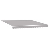vidaXL Zonnescherm Vervangdoek Lichtgrijs 400x350cm (61% Korting)