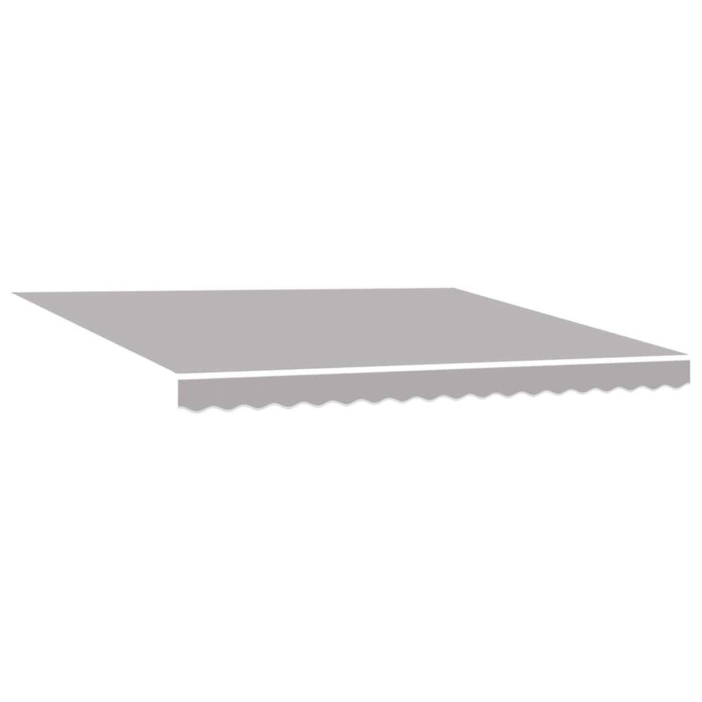 vidaXL Zonnescherm Vervangdoek Lichtgrijs 400x350cm (61% Korting)