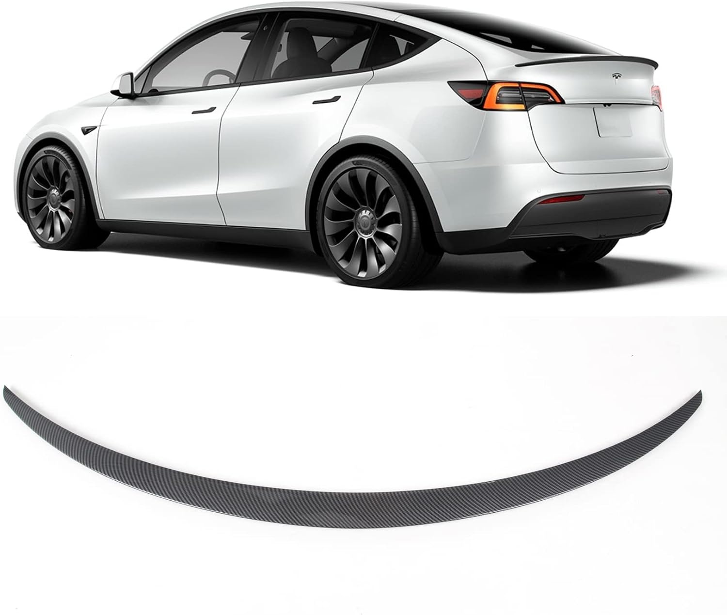 Achterspoiler Tesla Model Y Carbon Look - 57% Korting