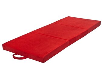 Opvouwbaar Matras Logeermatras Rood - 34% Korting