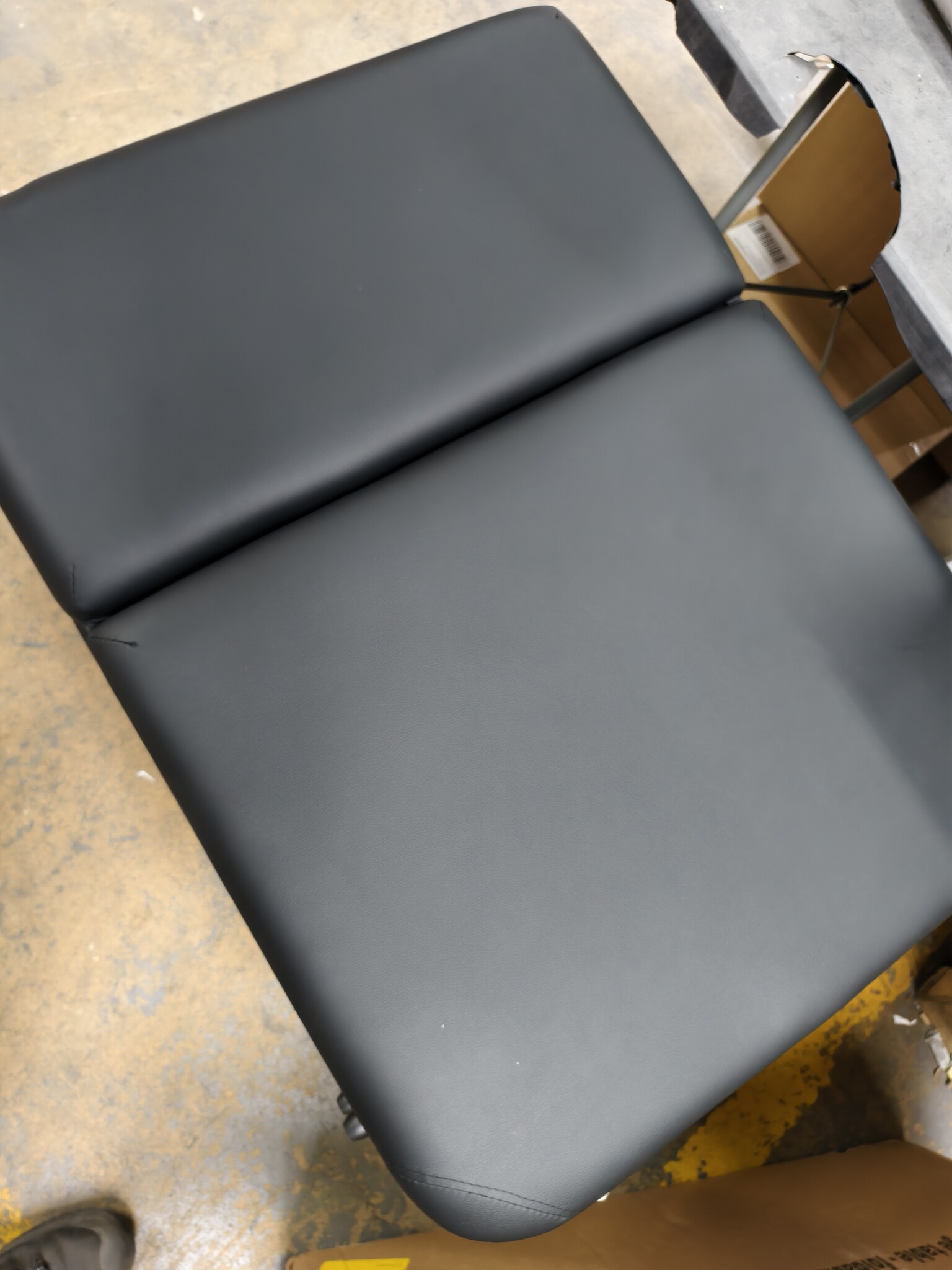 Massagetafel - inklapbaar - 3 secties - aluminium - zwart