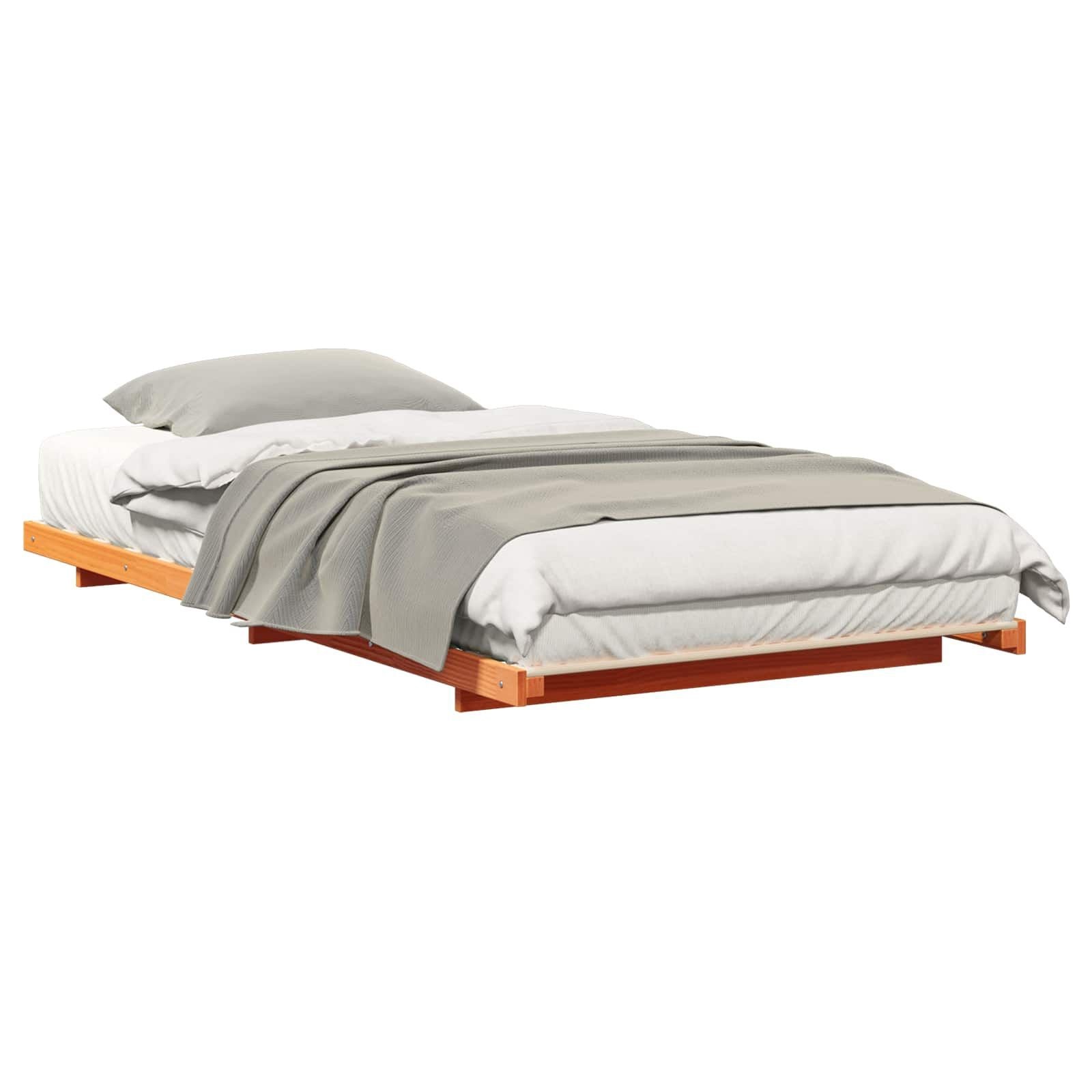 Bedframe Grenenhout Wasbruin 100x200cm - 34% Korting