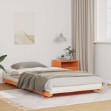 Bedframe Grenenhout Wasbruin 100x200cm - 34% Korting