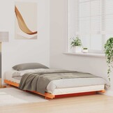 Bedframe Grenenhout Wasbruin 100x200cm - 34% Korting