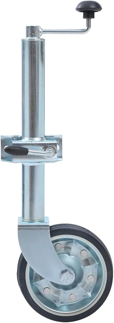 Jockeywiel 48mm KATSU: 500kg, 25cm Hefhoogte, Massief Rubber (53% Korting!)