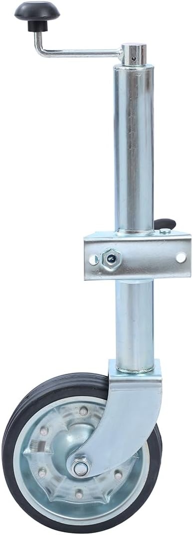 Jockeywiel 48mm KATSU: 500kg, 25cm Hefhoogte, Massief Rubber (53% Korting!)