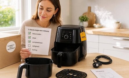 Tweedekans airfryer kopen: 5 checks tegen een miskoop