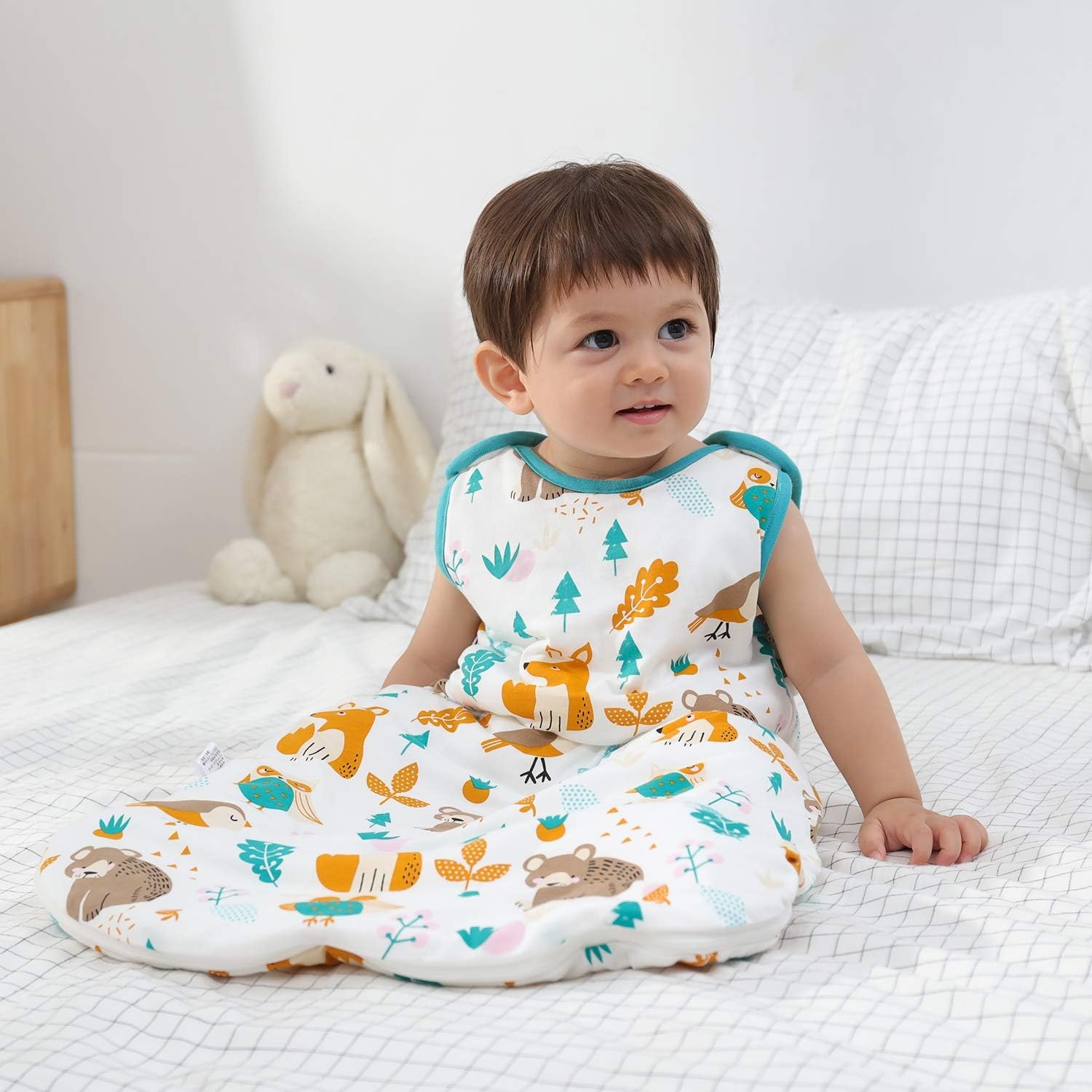 Babyslaapzak 12-18 mnd 2.5 TOG Katoen Dierenwereld - 58% Korting!