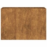 vidaXL Plantenbak roestig 120x40x80 cm weervast staal
