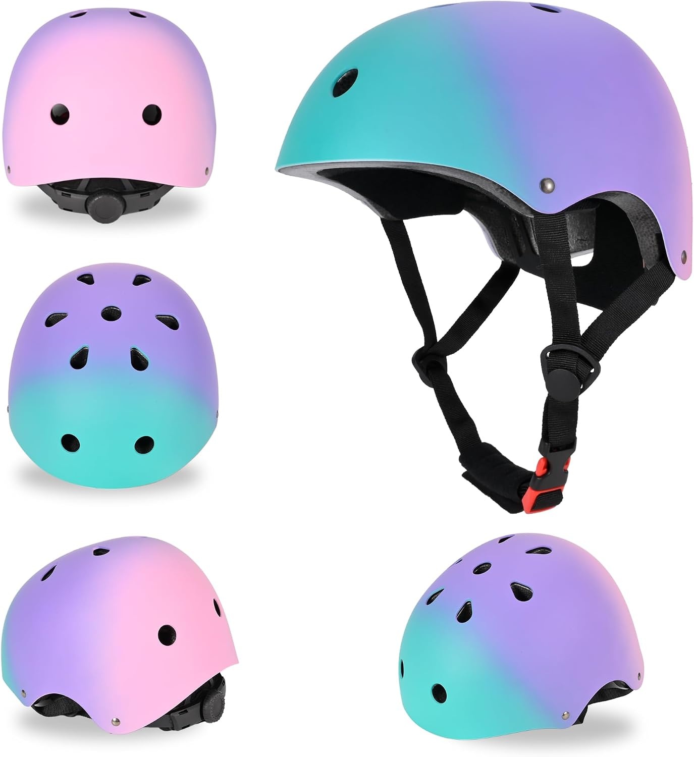 Kinderfietshelm Kleurverloop Maat S (51-54 cm) - 58% Korting