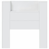 vidaXL Hoofdbordkast met LED-verlichting 100x16,5x103,5 cm wit