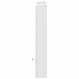 vidaXL Hoofdbordkast met LED-verlichting 100x16,5x103,5 cm wit