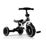Driewieler loopfiets opvouwbaar – Zwart Wit