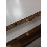 vidaXL Nachtkastjes 2 st bewerkt hout wit