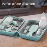 Philips Avent Baby Care Set - Essential Baby Care Set with 9 Accessories, Nail Clipper, Scissors, 3 Emery Boards, Bomb, Hairbrush, Nasal Aspirator and Finger Toothbrush (Model SCH401/00)