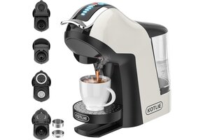 5-in-1 Espressomachine: 19 bar, 4 temp., 7 waterniveaus | 54% Korting