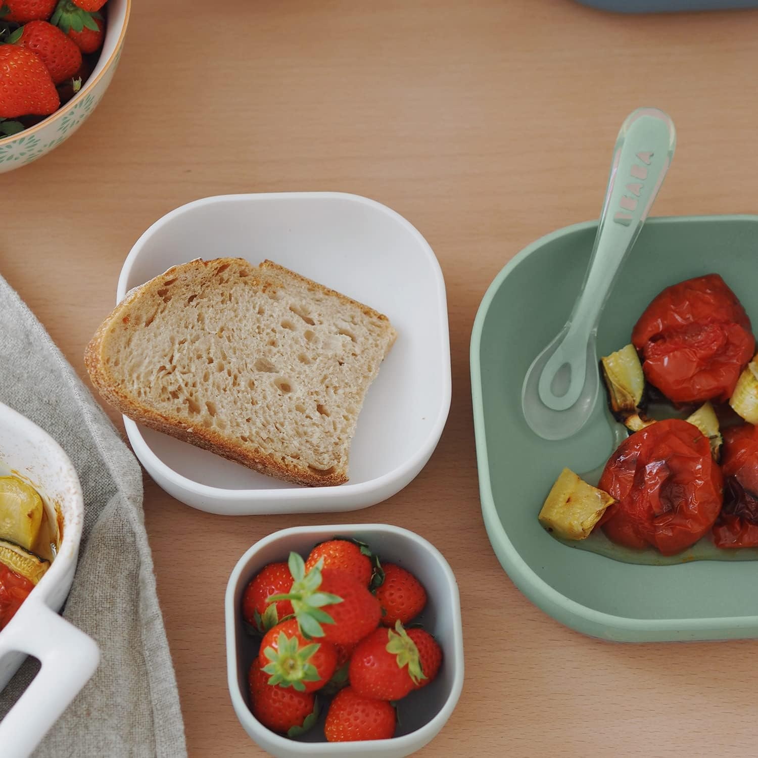 Siliconen Baby & Kinder Kommenset (3-delig) - 38% Korting!
