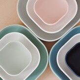 BEABA, Set van 3 stapelbare siliconen kommen, babymaaltijdset, siliconen serviesset voor kinderen, nestbaar, evolutief, ergonomisch, gezond siliconenmateriaal, duurzaam (Sage Green/Katoen/Misty Green)