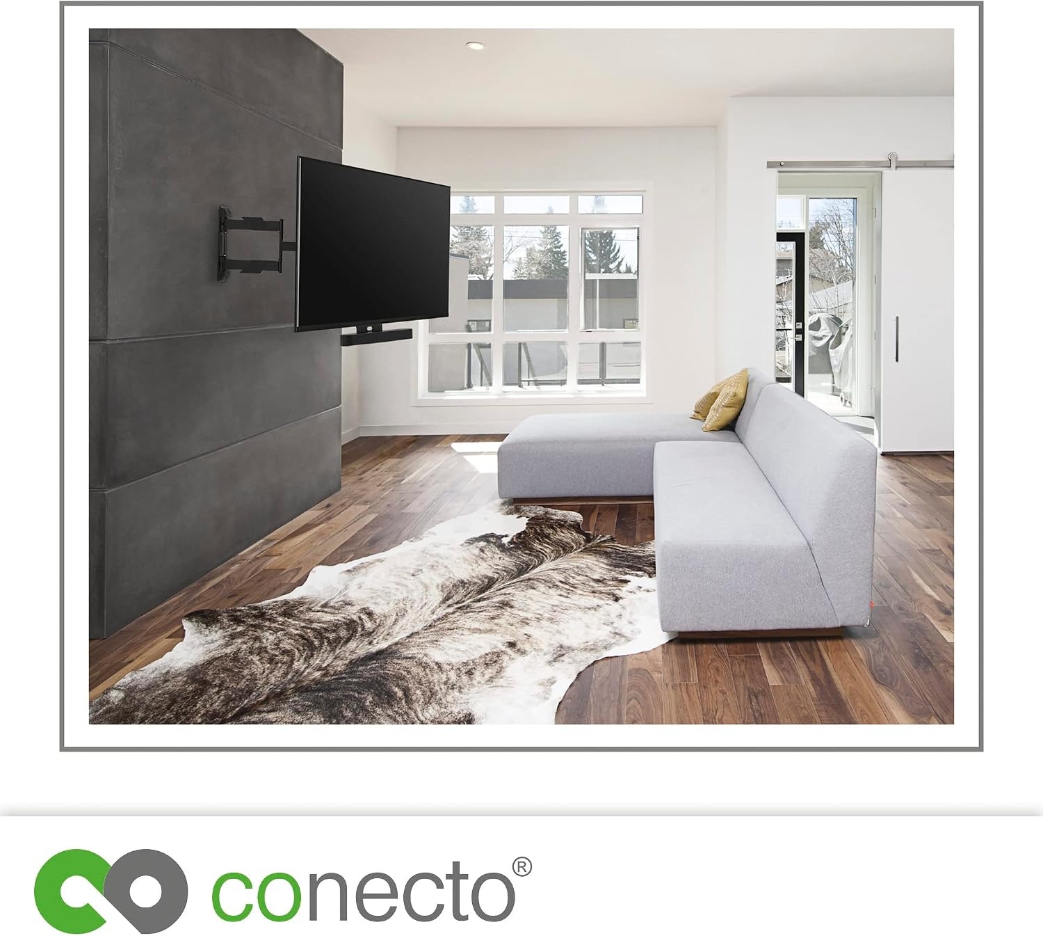 Conecto Sonos Beam TV-beugel - Zwart - Montage onder televisie
