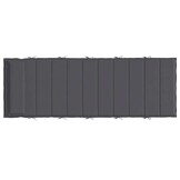 vidaXL Ligbedkussen 180x60x3 cm oxford stof antracietkleurig