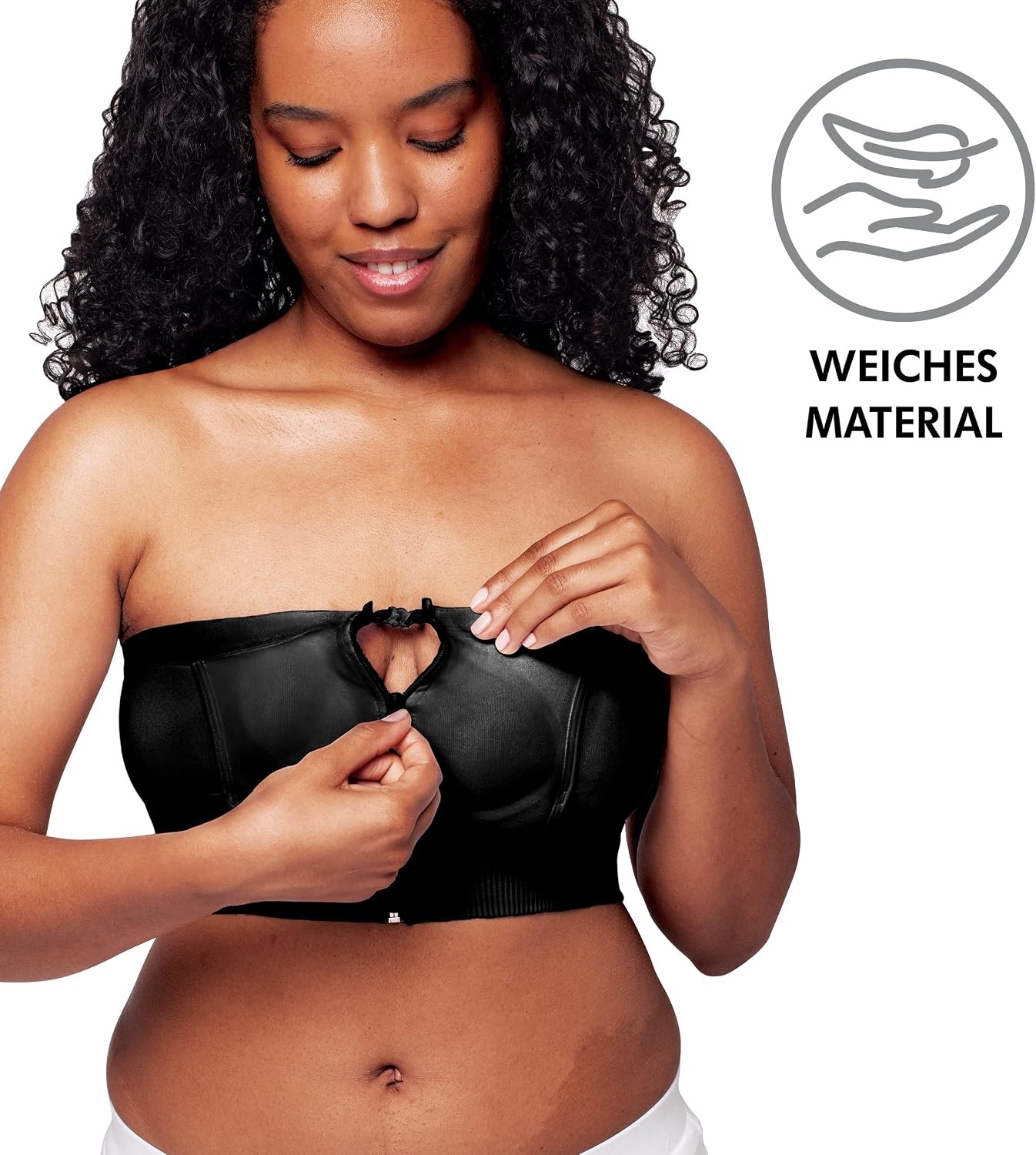 Handsfree Kolfbustier Zwart Maat M - 61% Korting