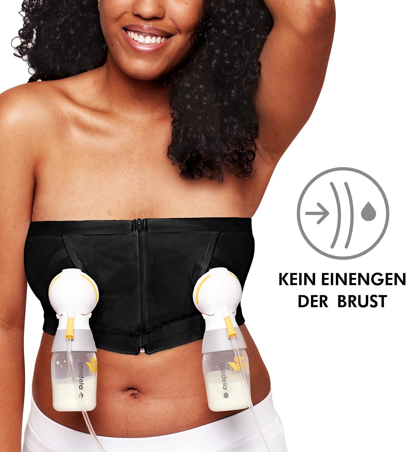 Handsfree Kolfbustier Zwart Maat M - 61% Korting