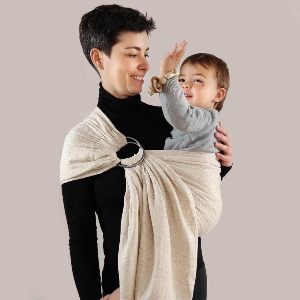 Didymos 23095 Didysling Indio Nature-White Large 1, R