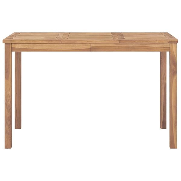 vidaXL Tuintafel 120x70x77 cm massief teakhout