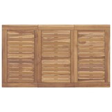 vidaXL Tuintafel 120x70x77 cm massief teakhout