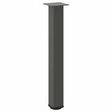 vidaXL Salontafelpoten 4 st 72-74 cm staal antraciet