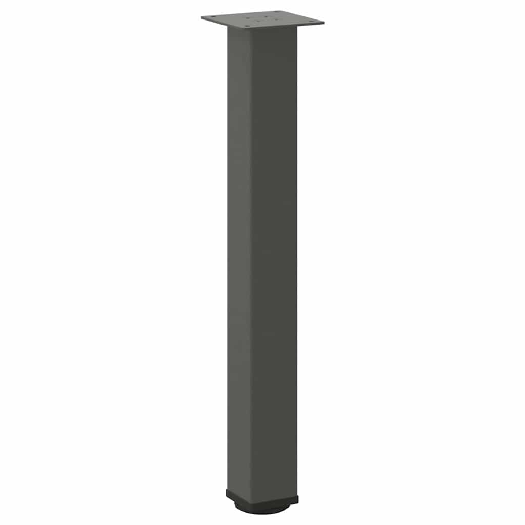 vidaXL Salontafelpoten 4 st 72-74 cm staal antraciet