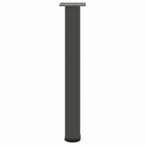 vidaXL Salontafelpoten 4 st 72-74 cm staal antraciet