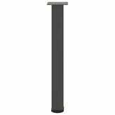 vidaXL Salontafelpoten 4 st 72-74 cm staal antraciet