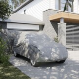 vidaXL Autohoes voor SUV XL nonwoven stof volledig grijs