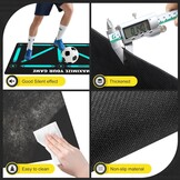 Voetbal Trainingsmat 90x60 cm - Verbeter Snelheid & Coördinatie met Kicktrainer