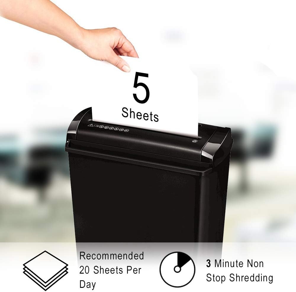 Papierversnipperaar Zwart: 50% Korting!