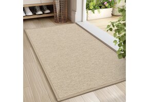 Deurmat Antislip Khaki 60x90 cm | Wasbaar & Vuilwerend | 29% Korting