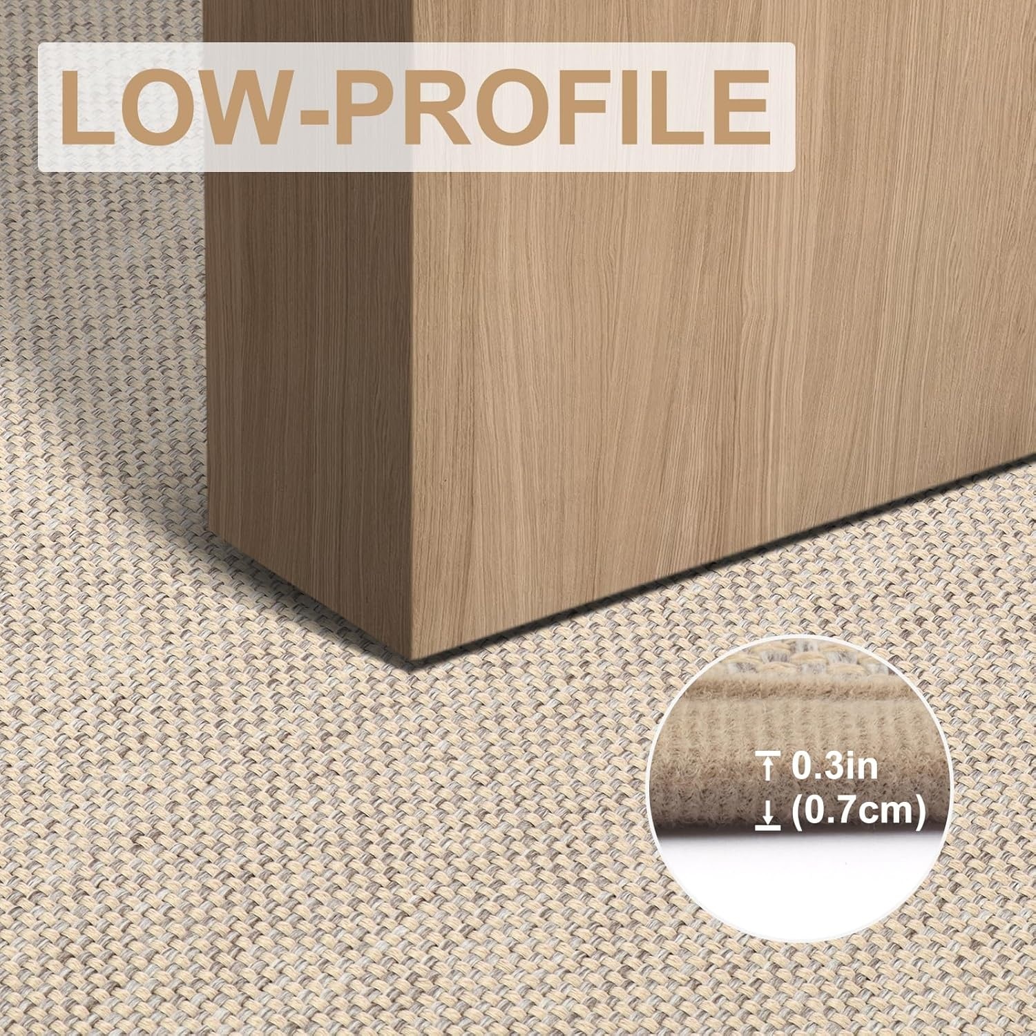 LEKEEPGO Deurmat Khaki 60 x 90 cm - Antislip en Wasbare Entree Mat