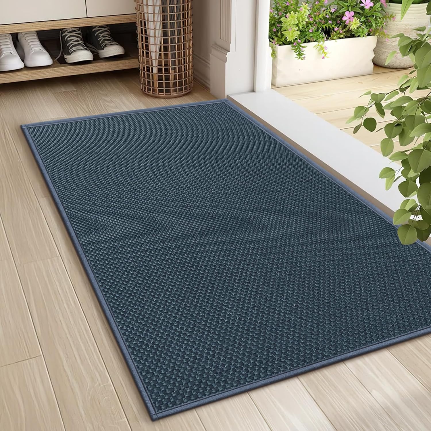 LEKEEPGO Deurmat Khaki 60 x 90 cm - Antislip en Wasbare Entree Mat