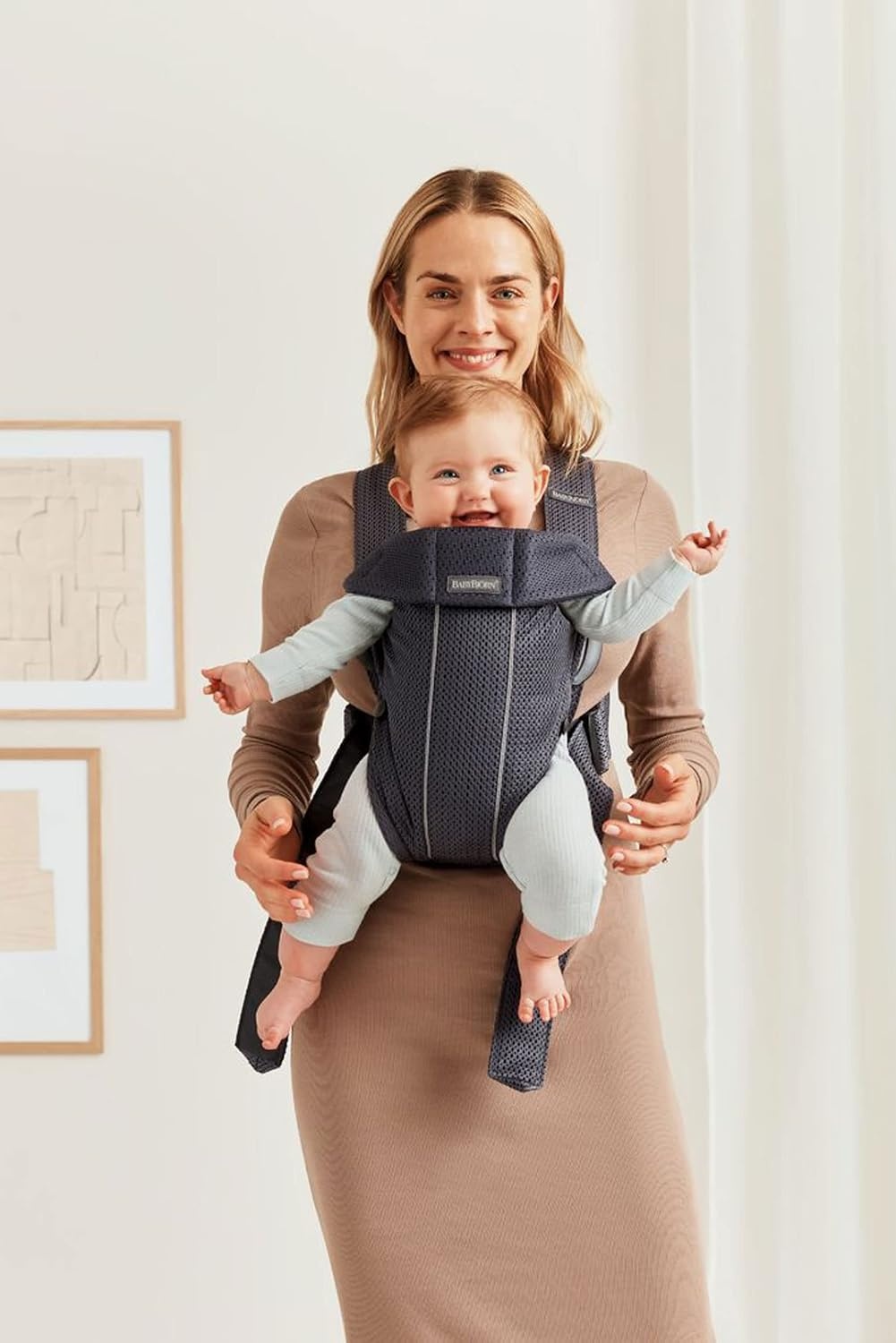 BABYBJÖRN Baby Carrier Mini, 3D Mesh, Anthracite