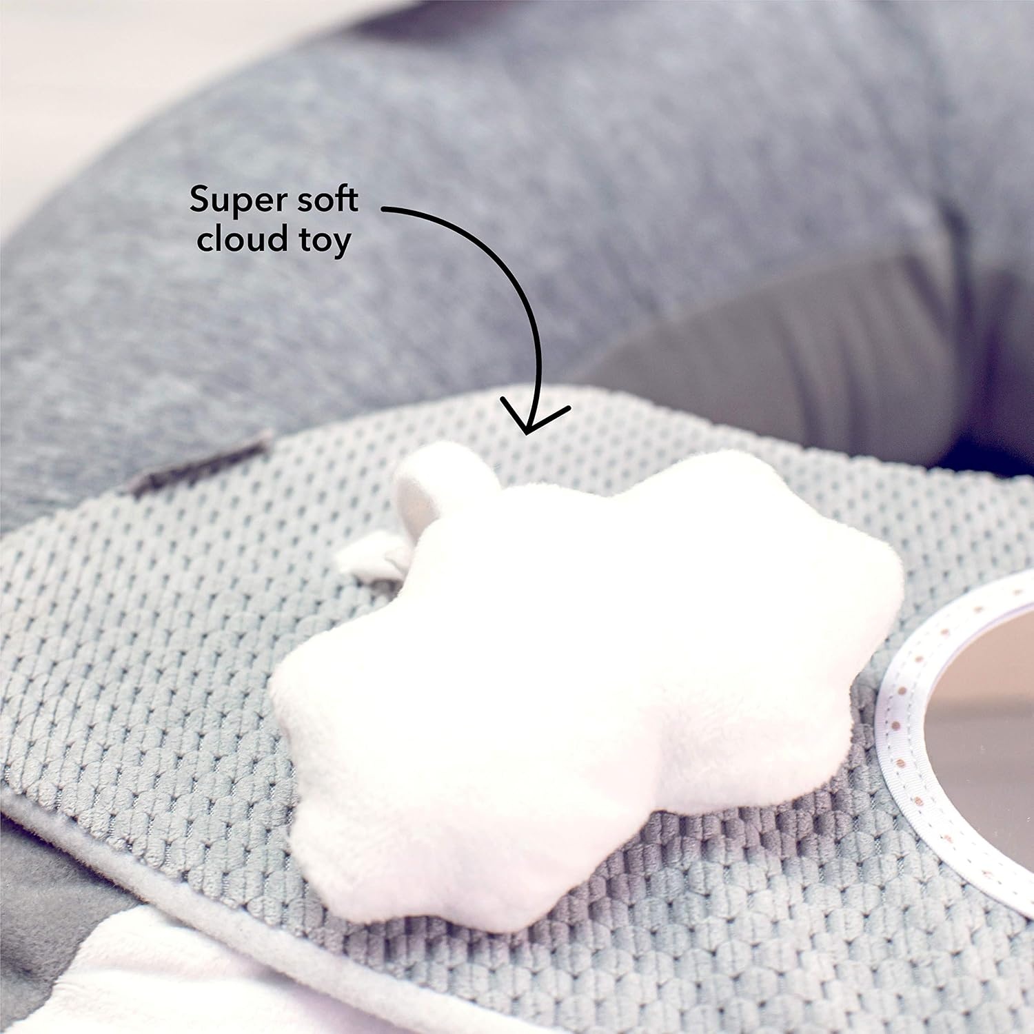 Nûby Sit-Me-Up Babyzitje - Opblaasbare vloerstoel met speeltafel - Pinguïn design